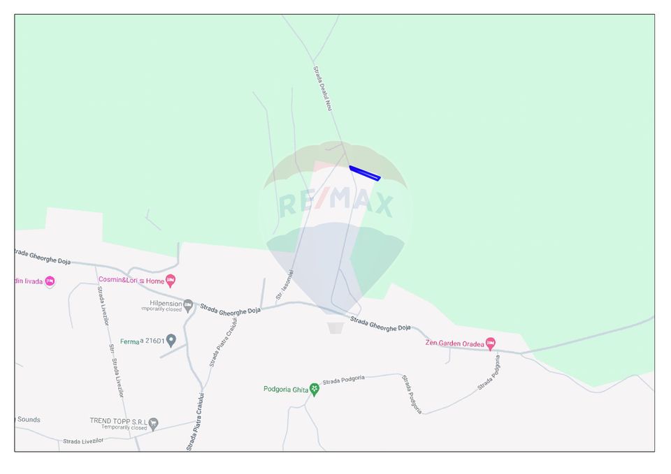 Teren intravilan de vânzare 915 mp – Săldăbagiu de Munte