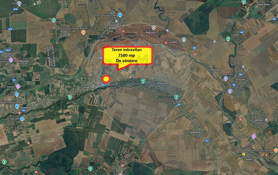 Land 7,500sqm Crivat / Strada Dulciata Ion