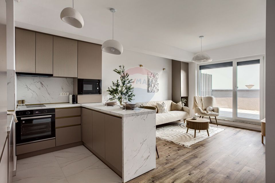 Apartament modern cu terasă, prima închiriere + loc de parcare, Adora