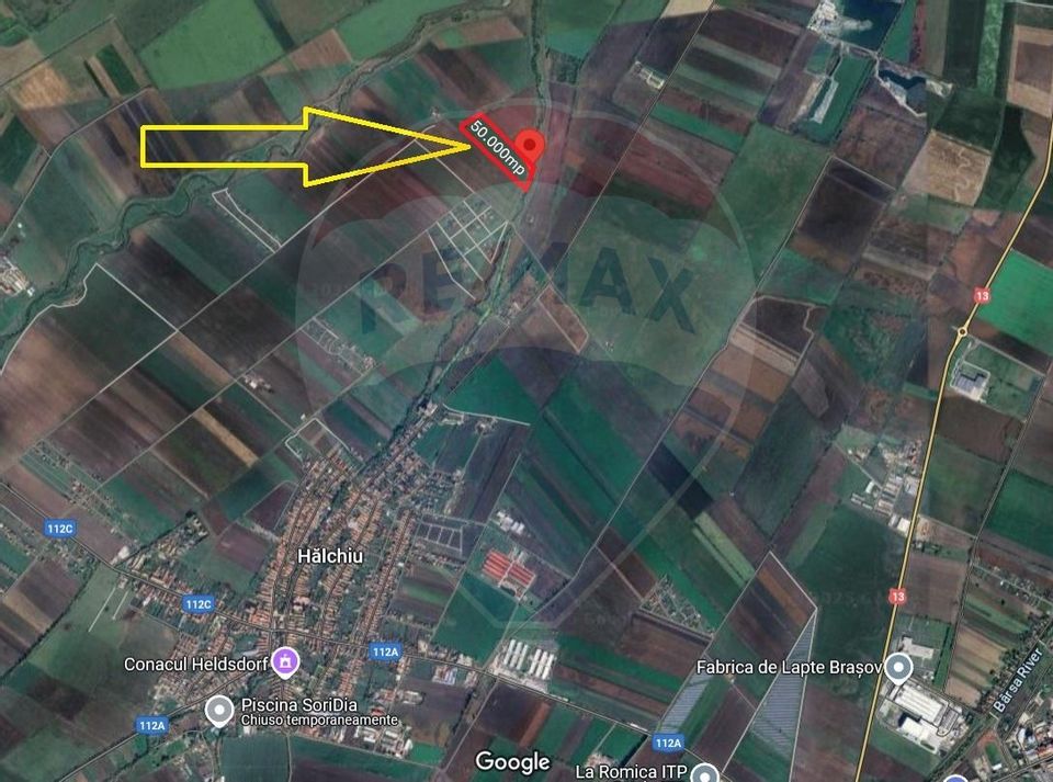 Land 50,000sqm Halchiu / Strada bisericii