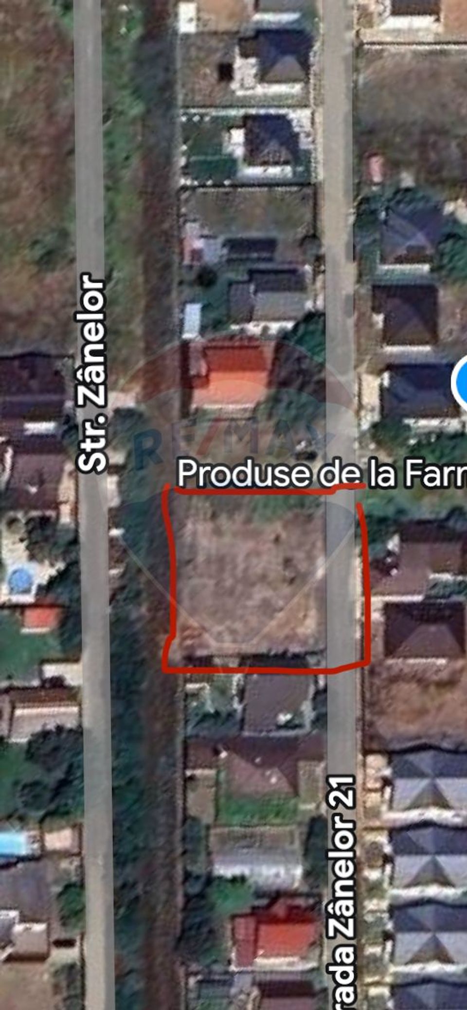 Teren intravilan de vânzare – Comuna Berceni, Strada Zânelor