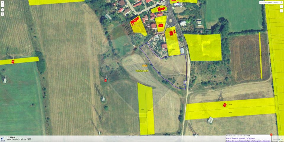 Plot of land in Glina / Șoseaua Caminului - Manolache Village