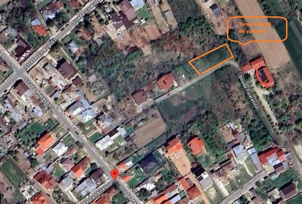 Land for sale Bolintin hill Giurgiu county Marasesti street 600sqm