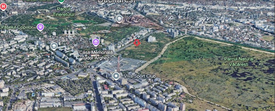 Teren 1,613mp Calea Vacaresti