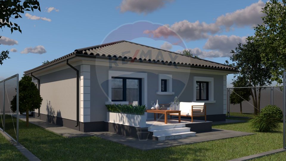 Casa noua, 3 camere, teren 370 mp - Comuna Berceni