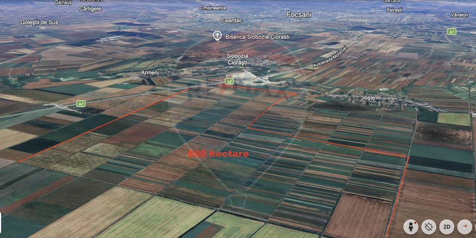 Teren 500 h plus 1000h arenda Vrancea