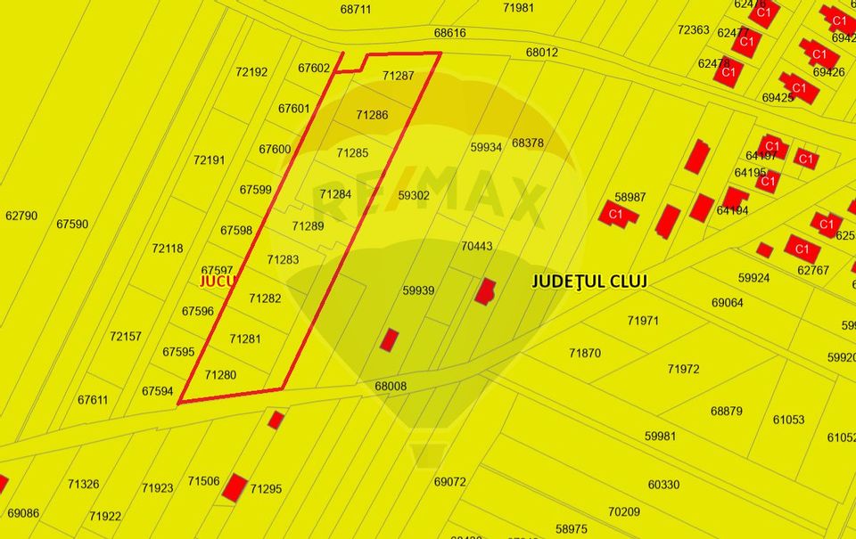 Land 8,000sqm Jucu de Sus / Strada Aviatorilor