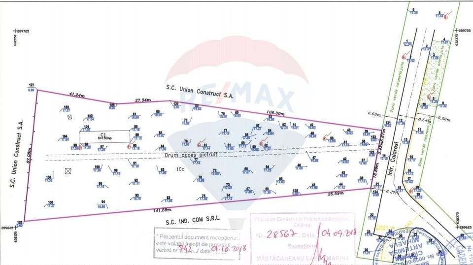 Industrial land 8560 SQM Oltenita / Calarasi Intrarea Street Calarasi