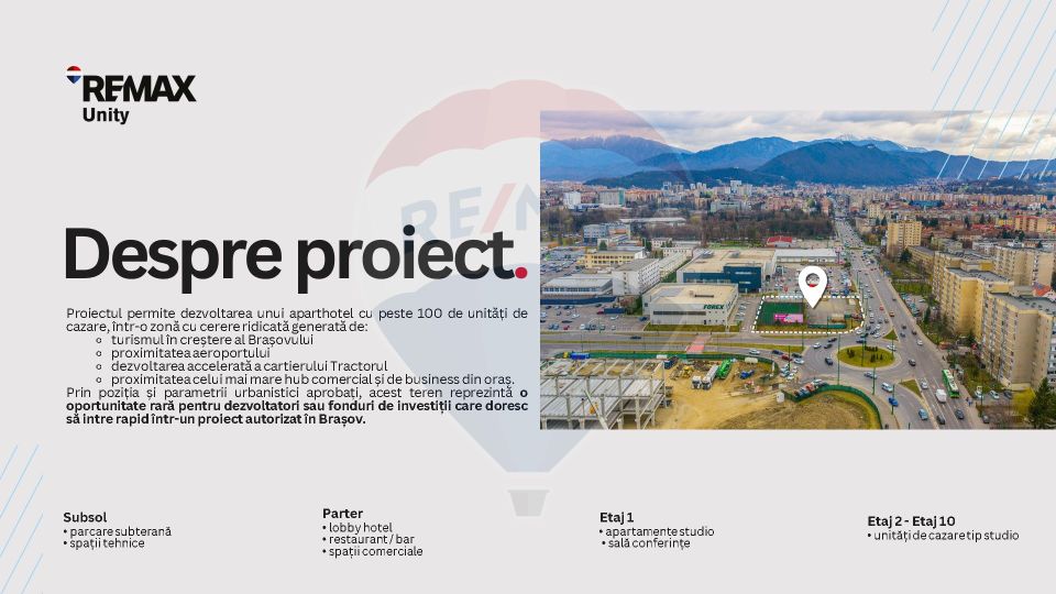 🏗️ TEREN CU AUTORIZAȚIE DE CONSTRUIRE APARTHOTEL – BRAȘOV