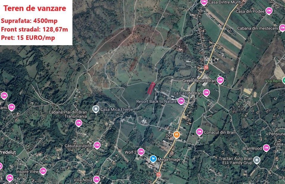 Land 4,500sqm Tohanu Nou / Strada Cernilei