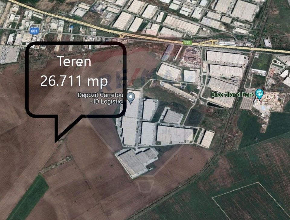 Suitable land for the development of the Royal logistics