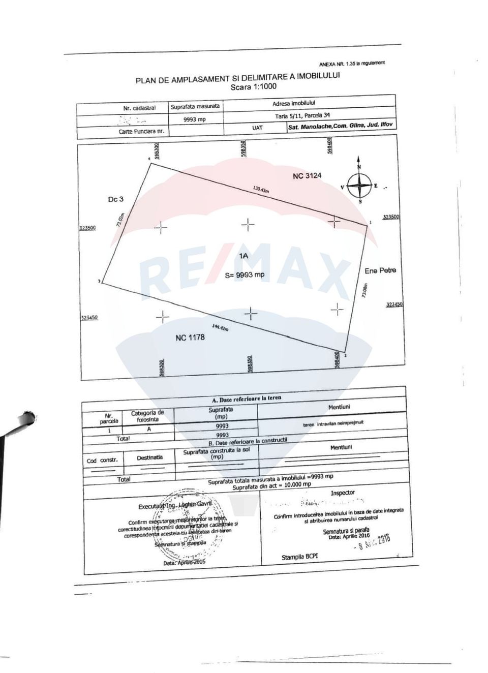 Teren industrial 9993 mp nod Sos. Centura  - Autostrada A2 PUZ aprobat