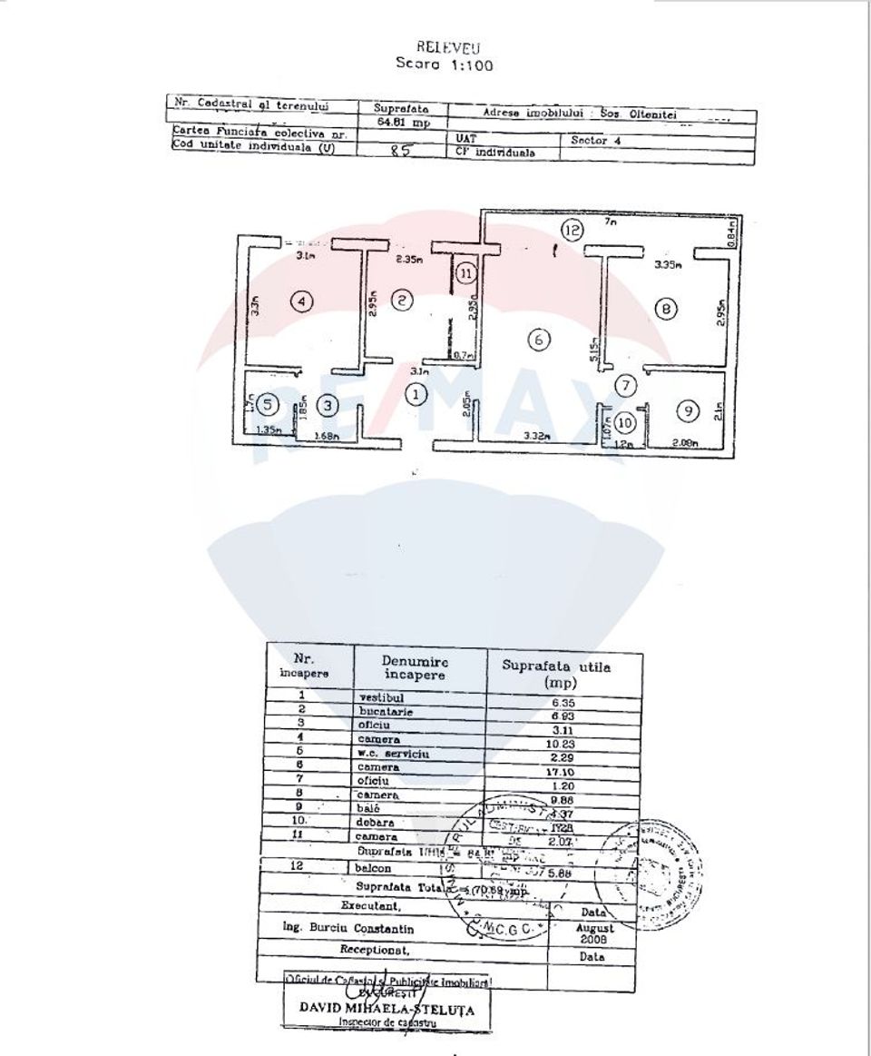 3 room apartment Oltenitei, close to Sun Plaza