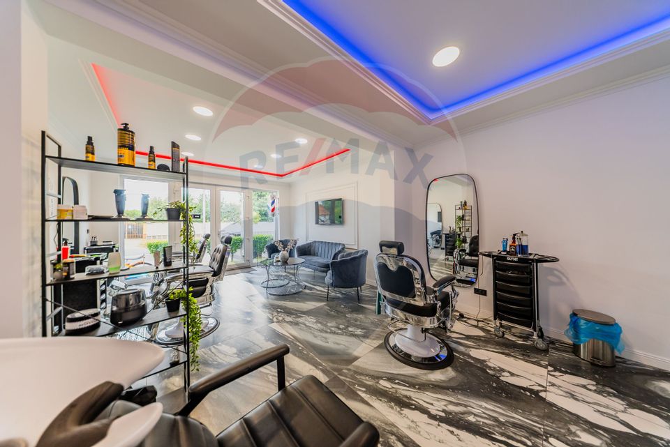 Barber shop complet echipat – funcțional imediat, Micalaca