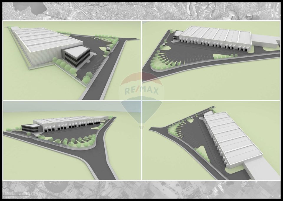 Teren 2Ha  Drumul Intre Tarlale - A2, pretabil hale + birou
