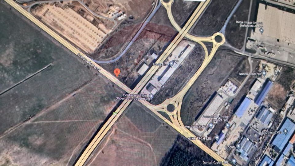 Teren  14.000 mp destinatie industriala Sos. Centura nod Stefanesti A3