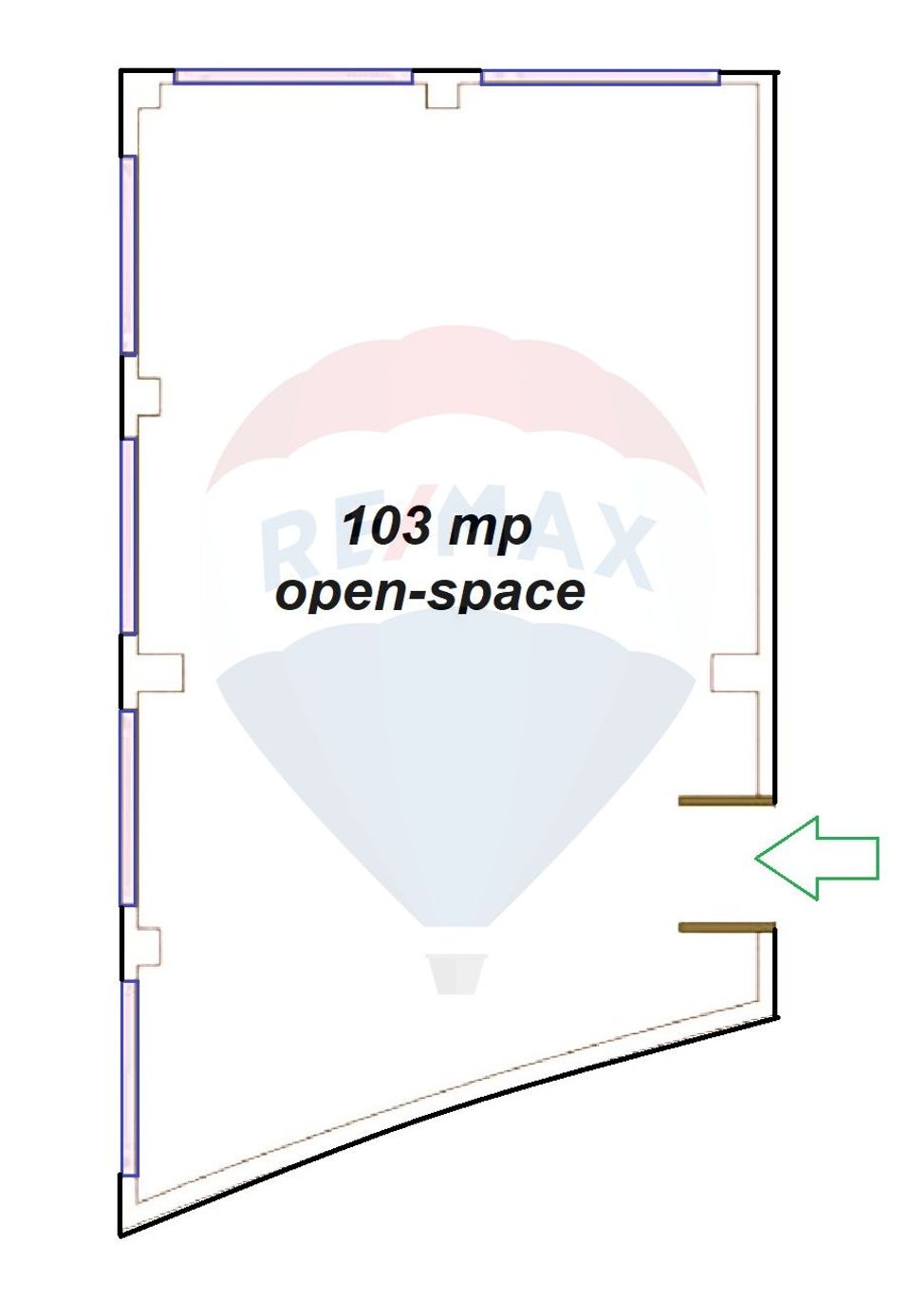 103sq.m Office Space for rent, Ultracentral area