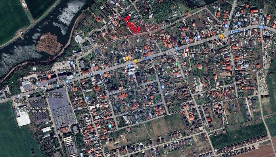 Land for sale, 1,000sqm, Balotesti with project and authorization