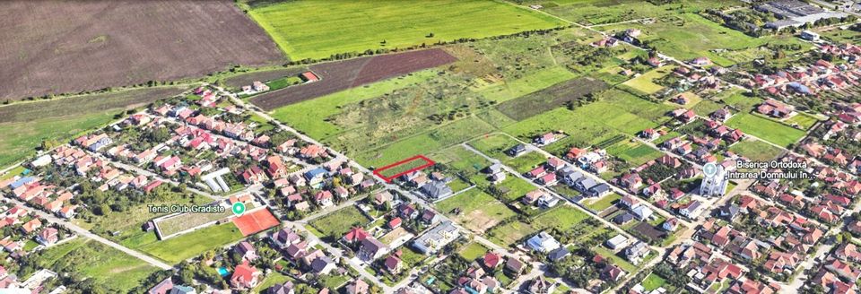 Teren 1,504 m², 25 ml fs - Strada Randunicii