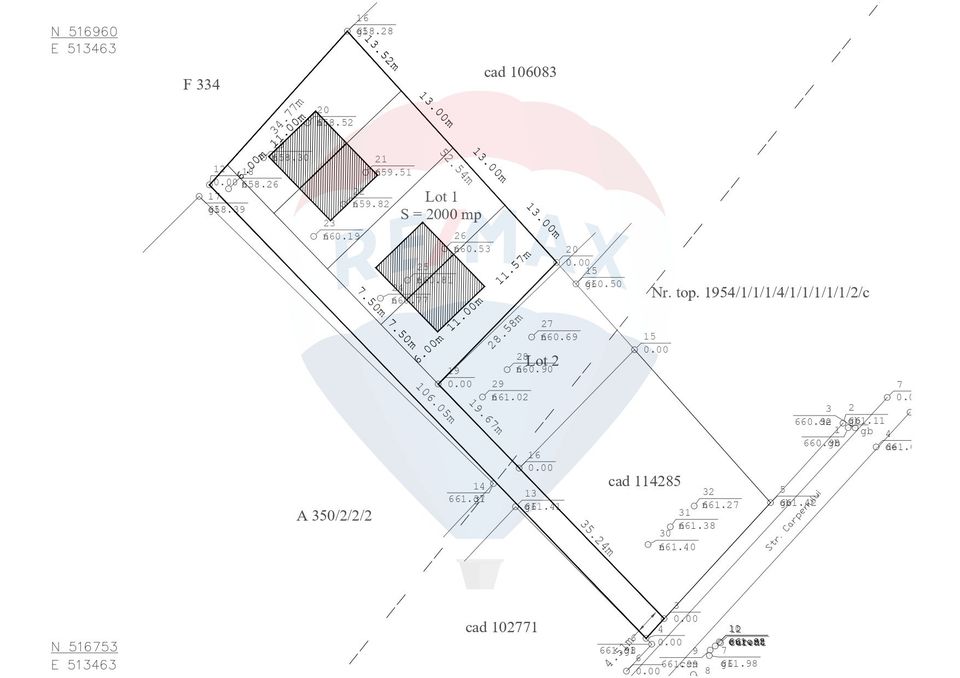 Teren de vânzare – 2.160 mp str. Carpenului/ Bunloc - comision 0