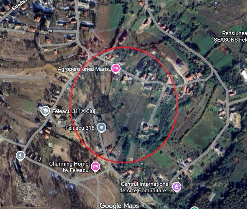 Teren intravilan  de vanzare in Feleacu - 720 MP - PUZ aprobat!