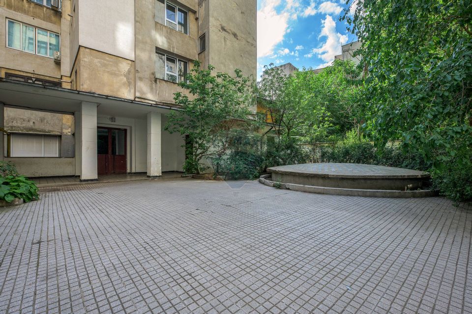 2 camere, zona ultracentrala, partial mobiliat, centrala proprie