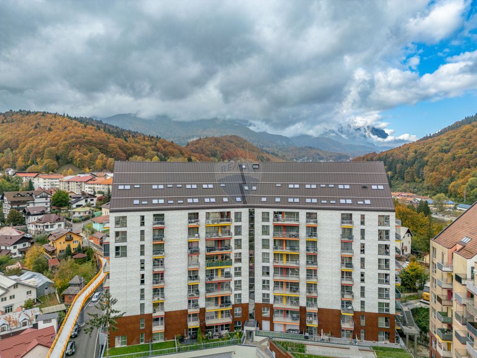 Studio cu terasă și vedere către munți – Green Future Sinaia