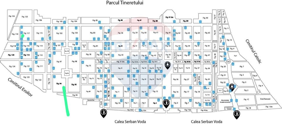 Loc de veci cu 6 locuri in cimitirul Bellu