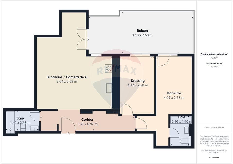 3 room Apartment for sale, Vacaresti area