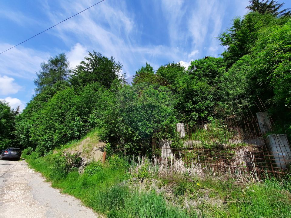 Built-up land 700sqm, opening 34m, Predeal Clabucet slope