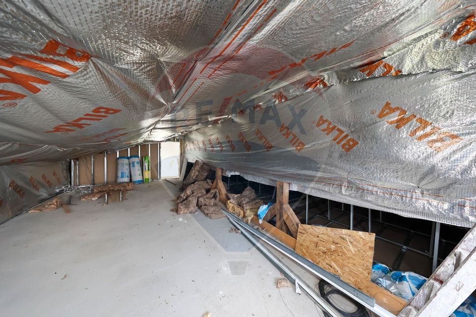 Casa verde, P+M, teren 486 mp, panouri solare - PROSUMATOR, Sanpetru!