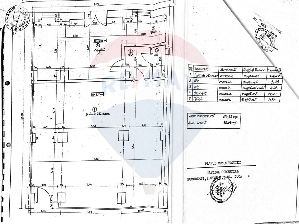 Commercial space for rent / Streetside / North Railway Station / 98sqm