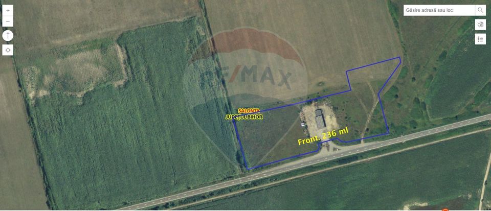 Teren Intravilan  20000 mp. plus cladire statie Peco