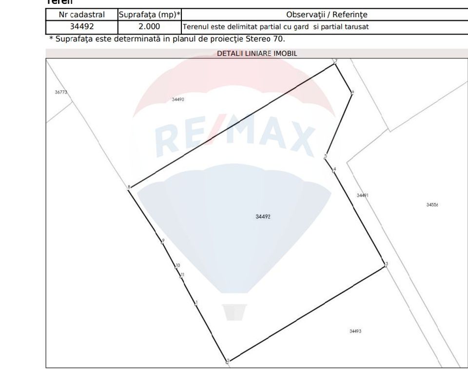 Teren 2,000 mp Saru Dornei / Strada Principala