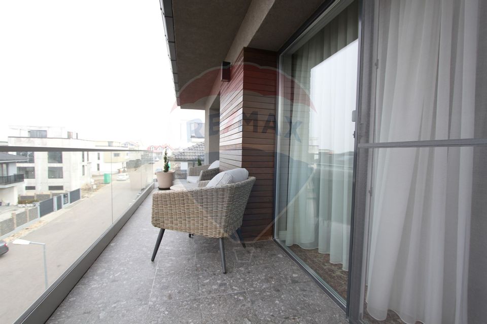 Apartament de lux de inchiriat, 110 mp, Andrei Muresanu, panorama