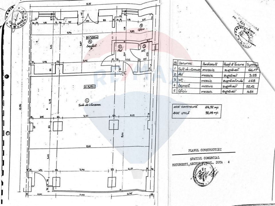 Spațiu comercial de inchiriat / Vitrina stradala/ Gara de Nord/ 98mp