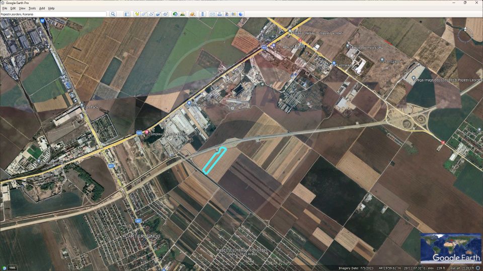 Land 41,526sqm Popesti-Leordeni / Strada Viitorului