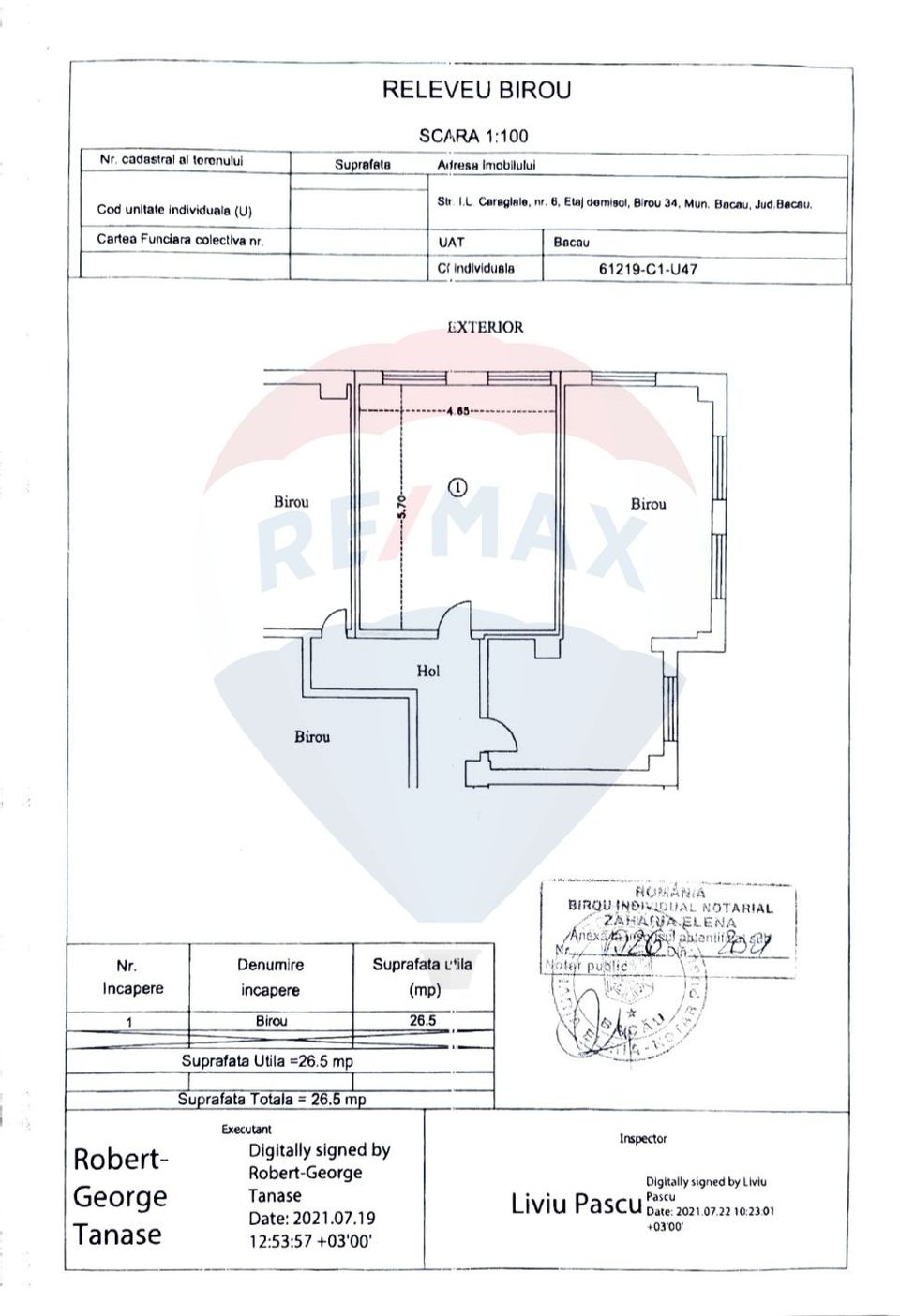 26.5sq.m Office Space for sale, Central area