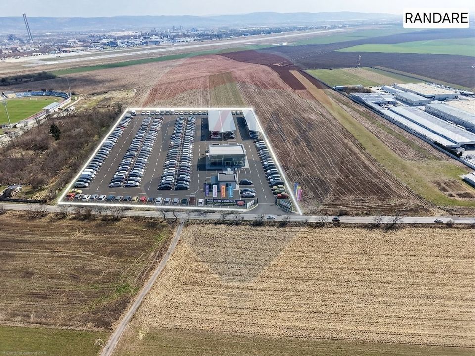 Teren intravilan de inchiriat 44700 mp langa centura Bacaului