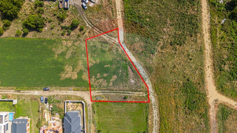 Teren 1237 mp cu PUZ aprobat de vanzare Bujac,Arad