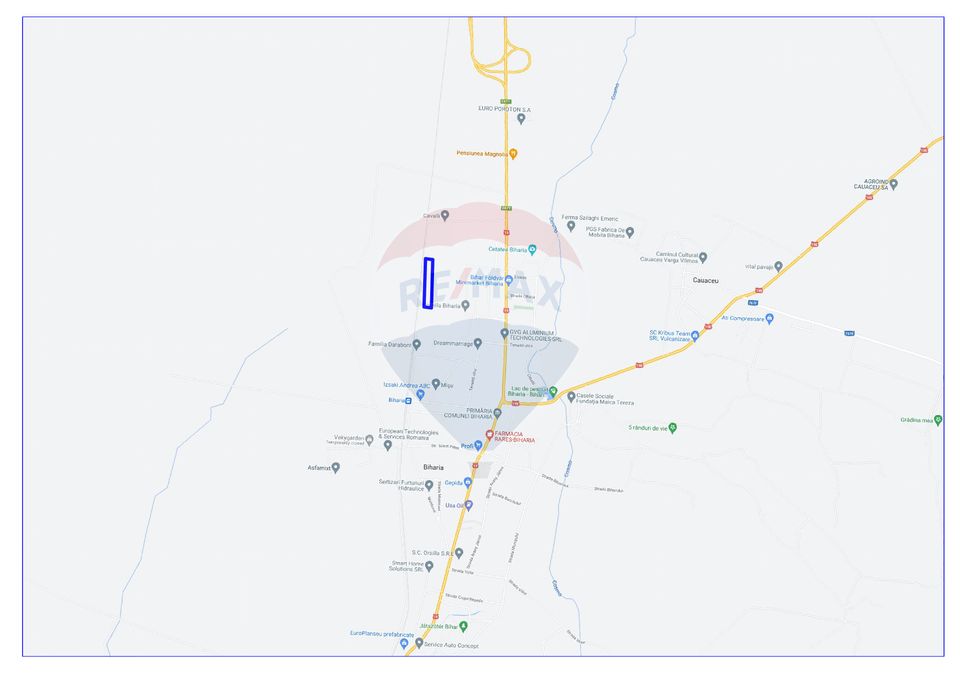 Teren intravilan 22,600mp  de vânzare în Biharia