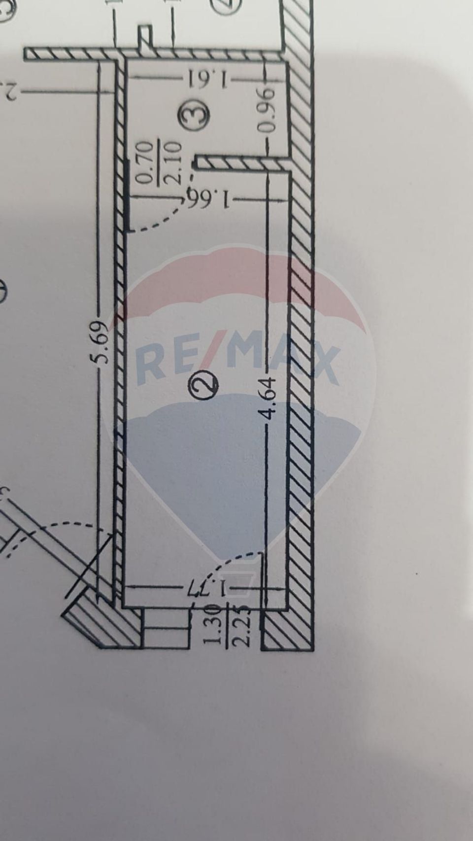 10.77sq.m Commercial Space for rent, Eminescu area