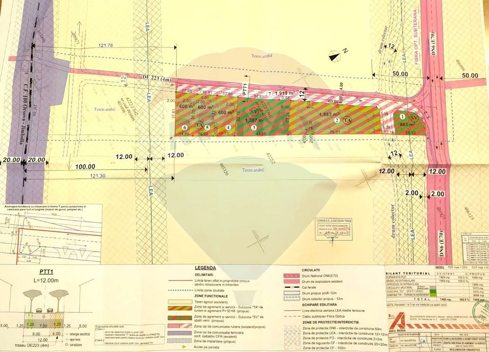 Land 7,469sqm Lugoj / DN centura ocolitoare a Lugojului