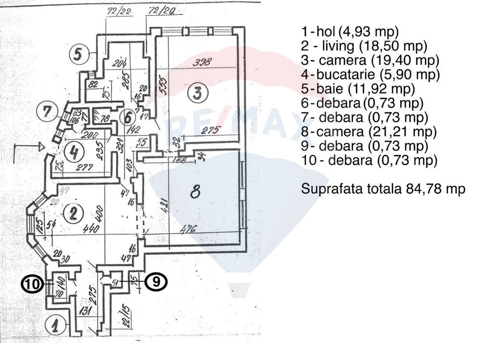 Inchirere apartament Romana - Metrou