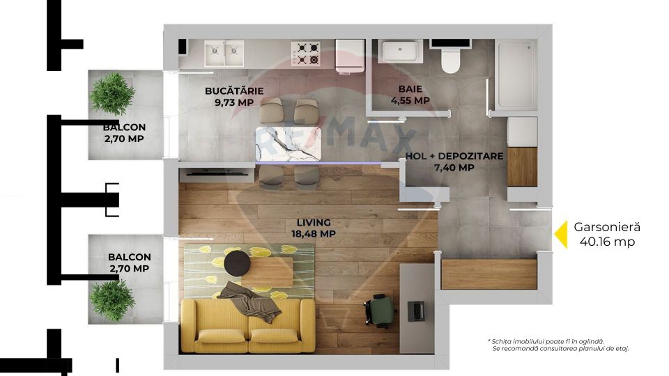 Garsonieră Maurer Avantgarden 3 – Faza V  - Comision 0%