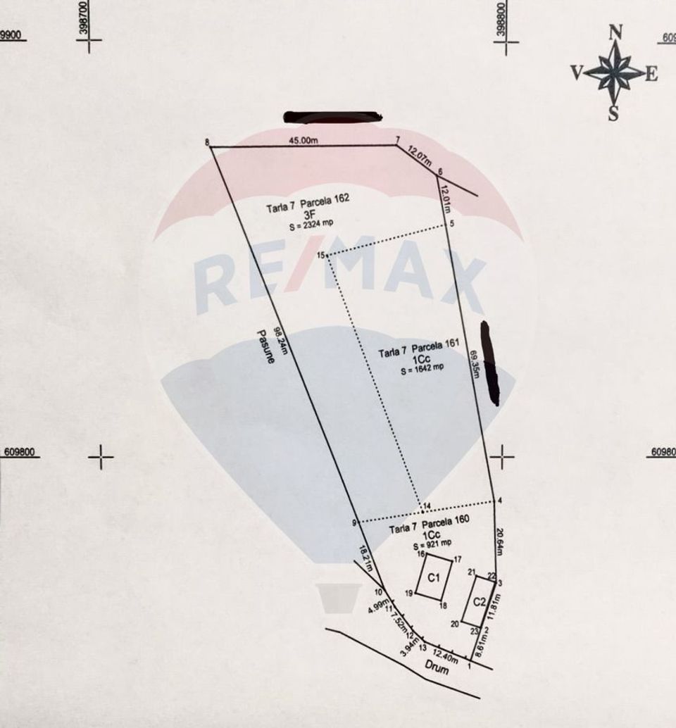Land 4,887sqm Dabaca / Strada Coasta Morii