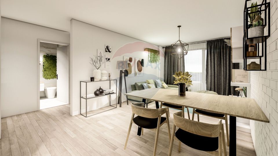 Apartament de vanzare cu 2 camere / zona Coresi Mall