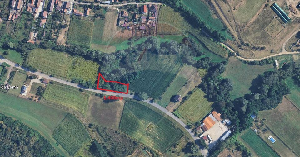 Teren 1,400mp Medias / Valea lunga