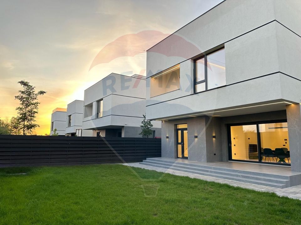 Vila moderna de inchiriat cu 5 camere, prima inchiriere