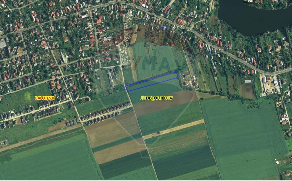 Teren 7,463mp Balotesti / Strada Biserica Sfantul Nicolae